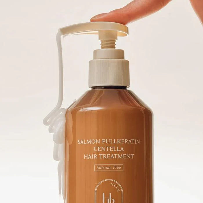 HEVEBLUE – Soin capillaire réparateur au saumon et à la centella - 300 ml