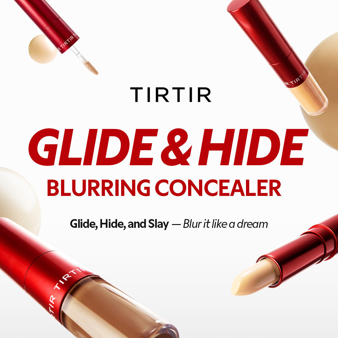TIRTIR Dual-Action Glide & Hide Concealer: Hydrating, Blurring, Full Coverage