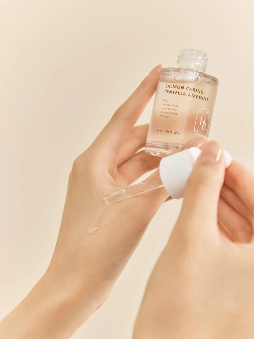 HEVEBLUE – Ampoule apaisante au saumon et à la centella - 30 ml