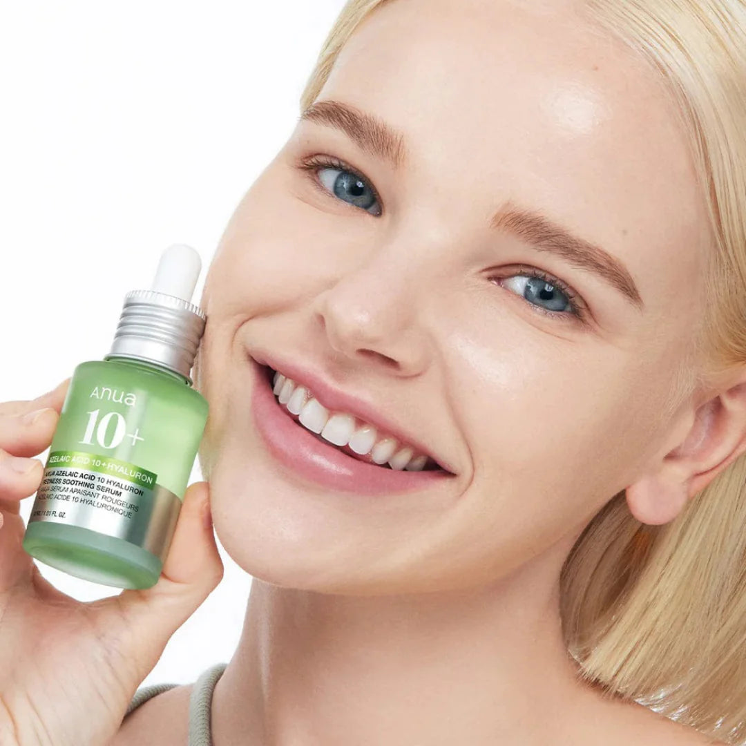ANUA – Sérum apaisant anti-rougeurs à l’acide azélaïque 10 % et acide hyaluronique – 30 ml