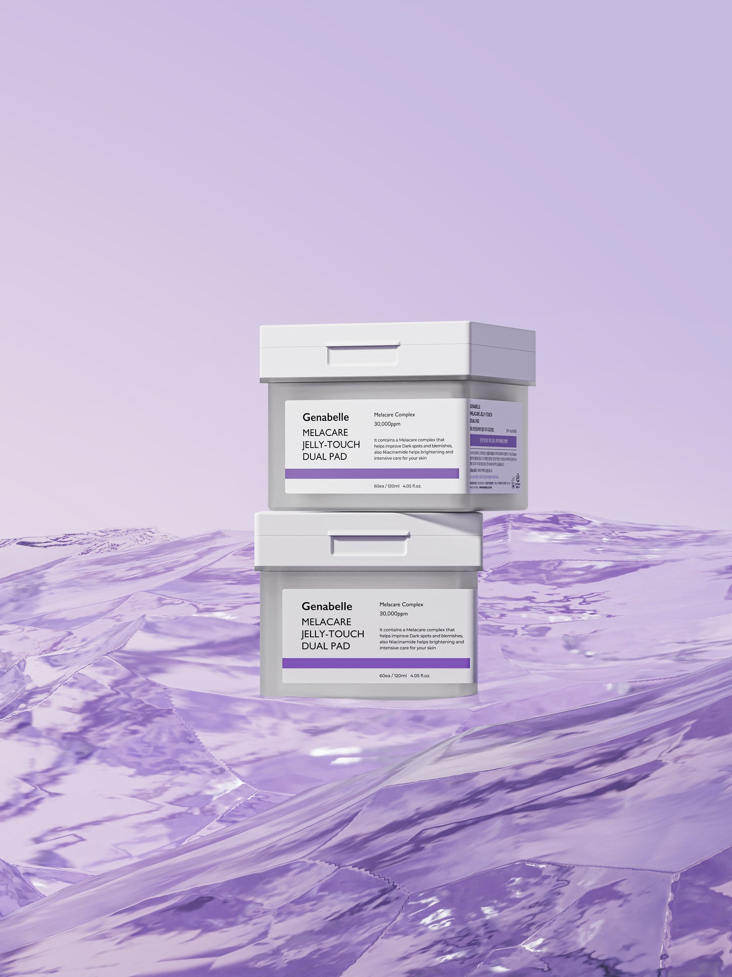 Genabelle - Melacare Jelly Touch Dual Pad - 60ea