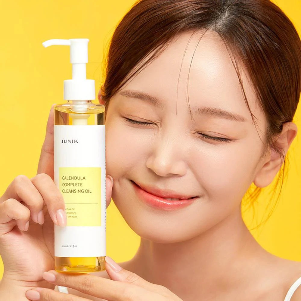 iUNIK - Huile démaquillante complète au calendula – 200 ml