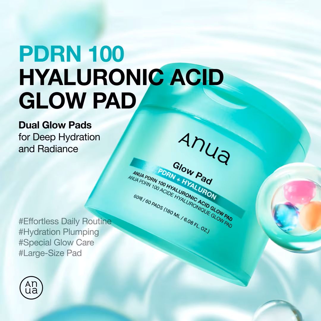 Anua - PDRN 100 Hyaluronic Acid Glow Pad 180ml (60EA)