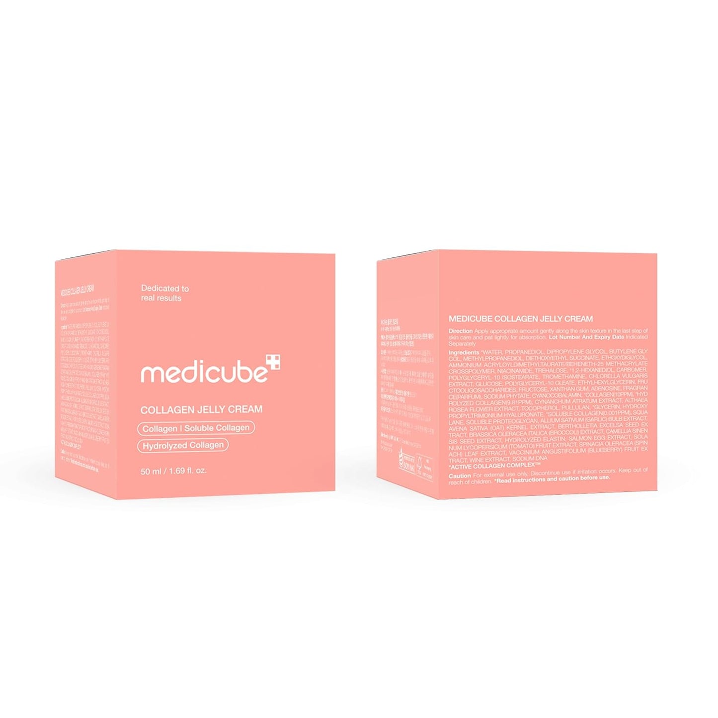 Medicube Collagen Jelly Cream-50ml with Niacinamide and Freeze-Dried Collagen improves uneven skin tone, boosts hydration, and 24-hour glow. No artificial colors. Korean skincare(1.69 fl. oz.)