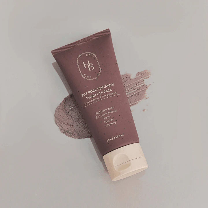 HEVEBLUE – Masque purifiant Peptamin pour les pores - 100g