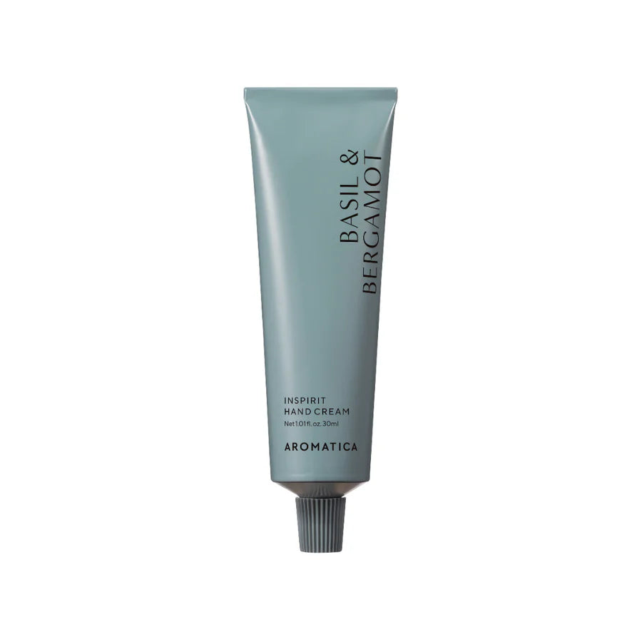 Aromatica - Crème Mains Inspirit au Basilic & Bergamote – 30 ml