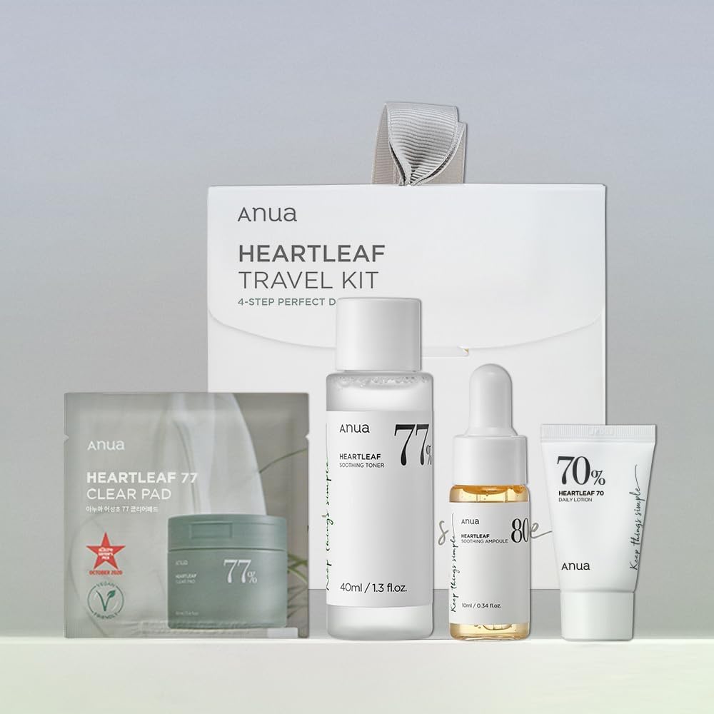 Anua - Kit d'essai apaisant Heartleaf - Kit découverte