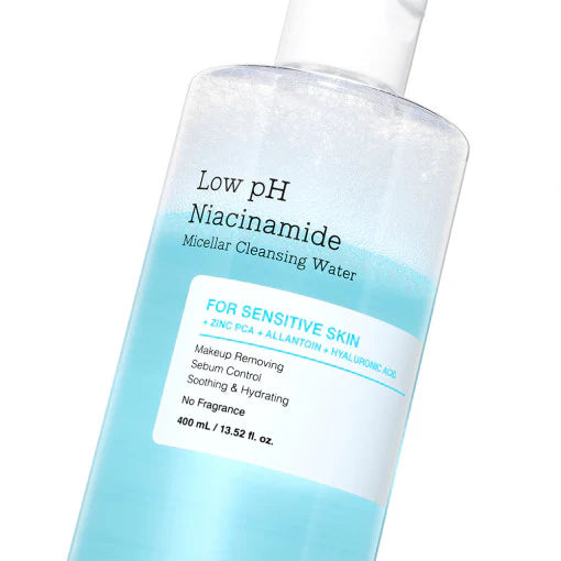 COSRX - Nettoyant eau micellaire au pH bas à la niacinamide – 400 ml