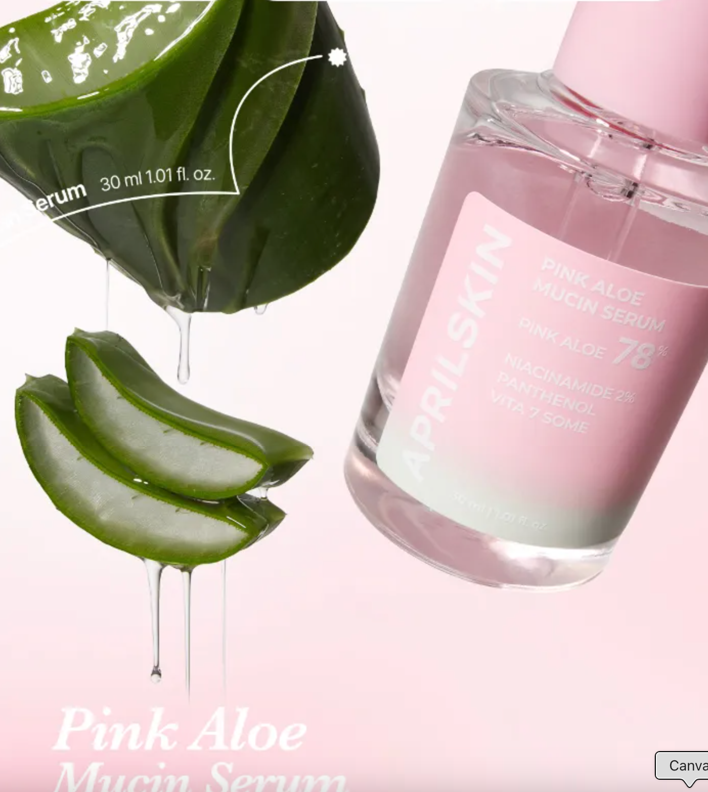 APRILSKIN - Sérum Pink Aloe Mucin