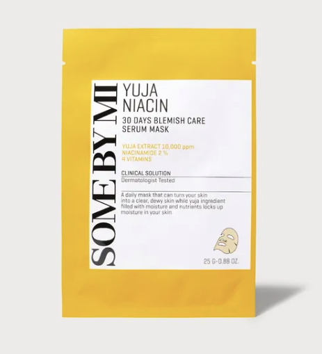 SOME BY MI - Yuja Niacin Blemish Care Serum Mask - Masque