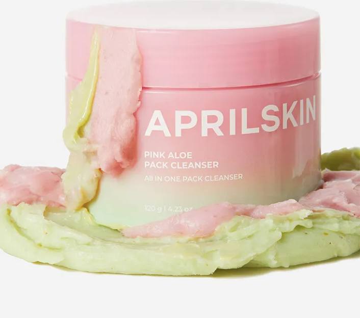 APRILSKIN- Pack nettoyant à l'aloès rose