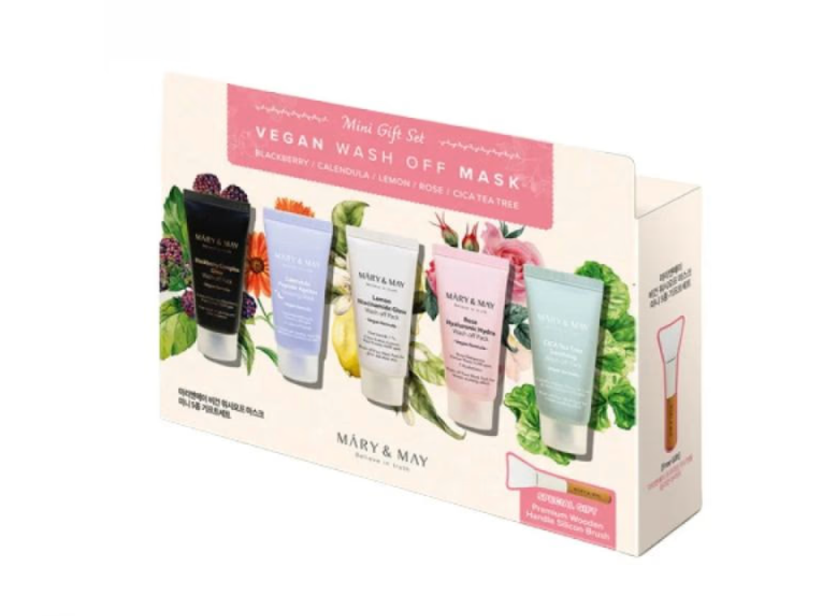 Mary&May Vegan Wash Off Mask Mini Gift Set
