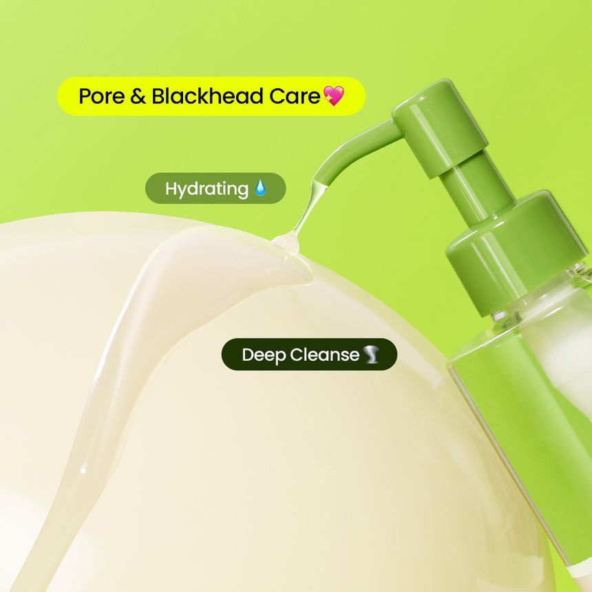 beplain Mung Bean Cleansing Oil Jumbo 200ml - Gentle Hydrating Facial Cleanser