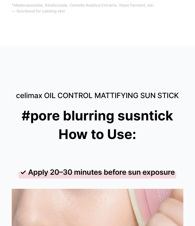 celimax - Oil Control Mattifying Sun Stick (x120) (Bulk Box)