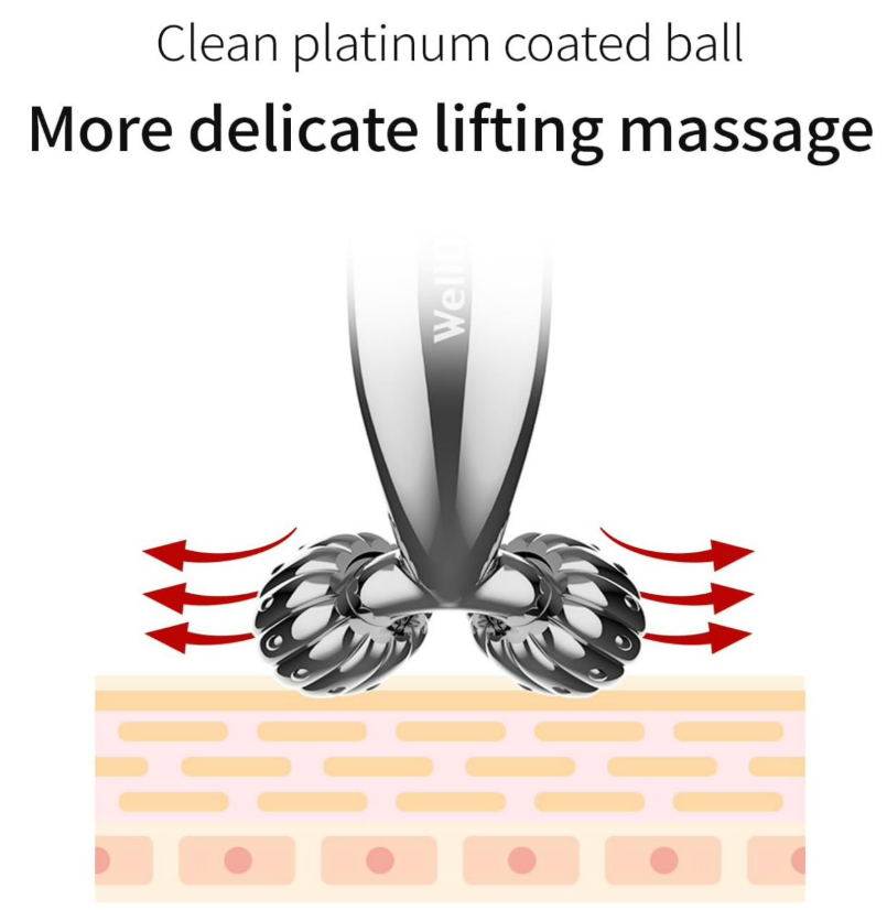 WellDerma - Face Lifting Compact Roller - Silver