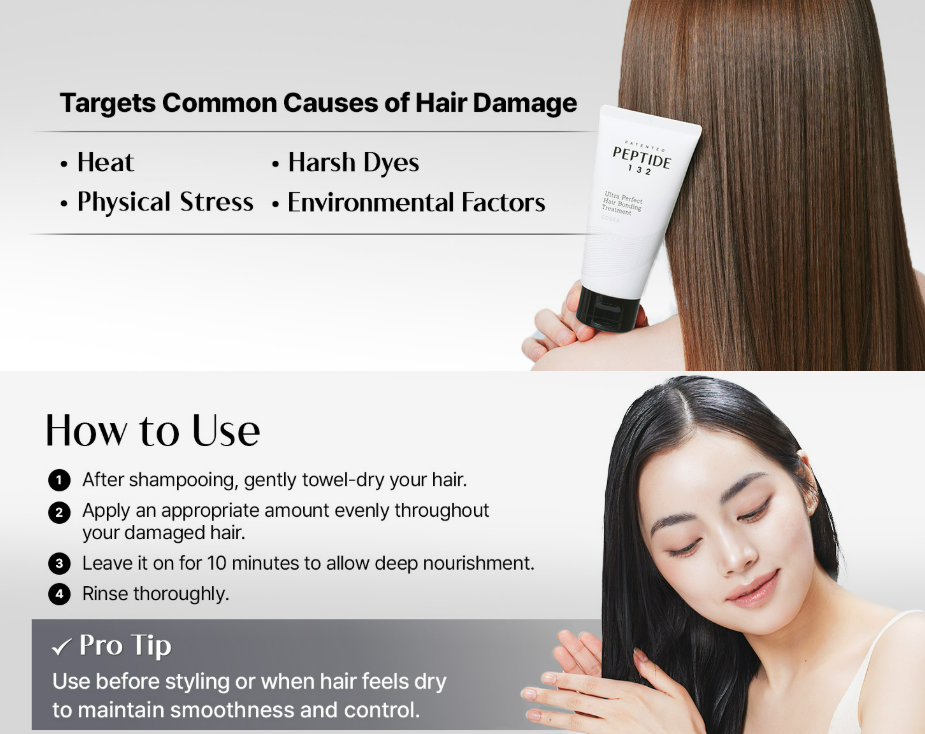 COSRX - PEPTIDE-132 Ultra Perfect Hair Bonding Treatment 120ml
