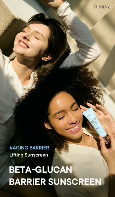 IUNIK - Beta-Glucan Barrier Sunscreen: Ultimate Daily UV Protection & Hydration