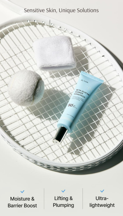 IUNIK - Beta-Glucan Barrier Sunscreen: Ultimate Daily UV Protection & Hydration