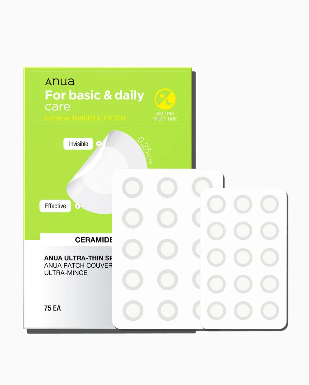 Anua – Patchs Anti-Boutons Ultra-Fins – 75 patchs