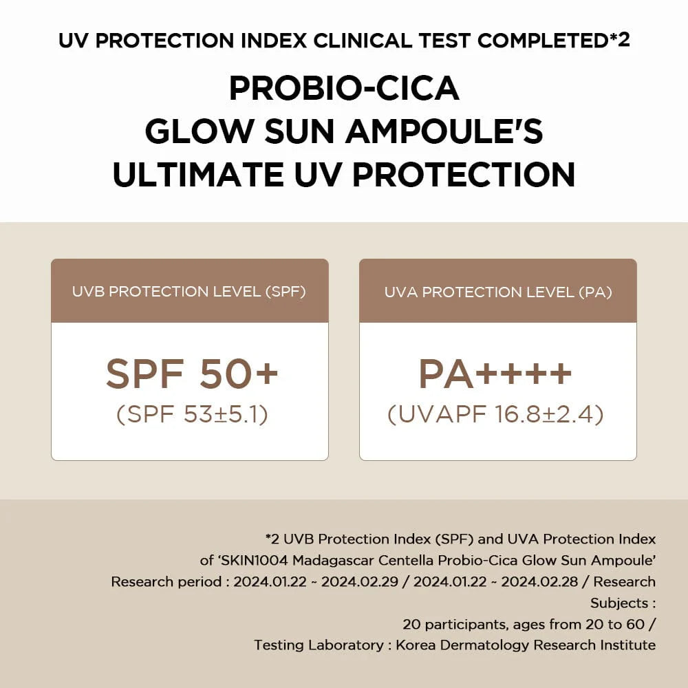 SKIN1004 - Ampoule Solaire Probio-Cica Glow