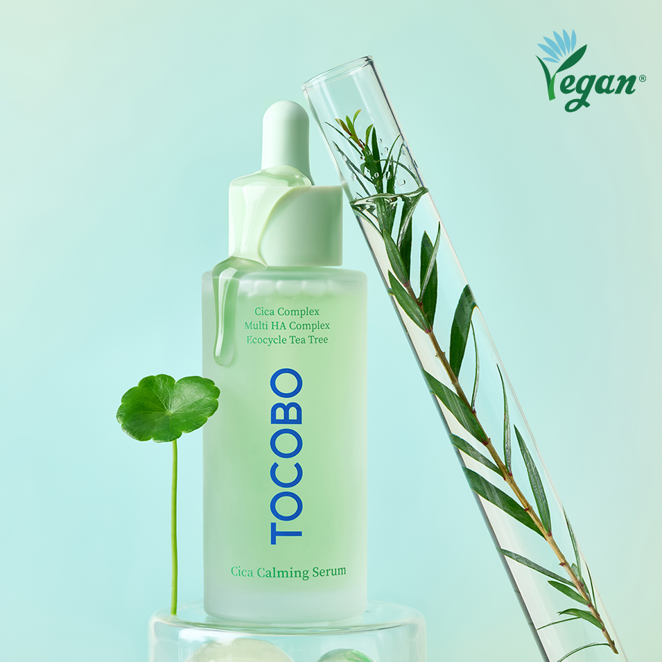 TOCOBO Cica Calming Serum: Soothing Hydration for Sensitive Skin with Tea Tree