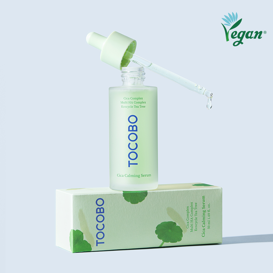 TOCOBO Cica Calming Serum: Soothing Hydration for Sensitive Skin with Tea Tree