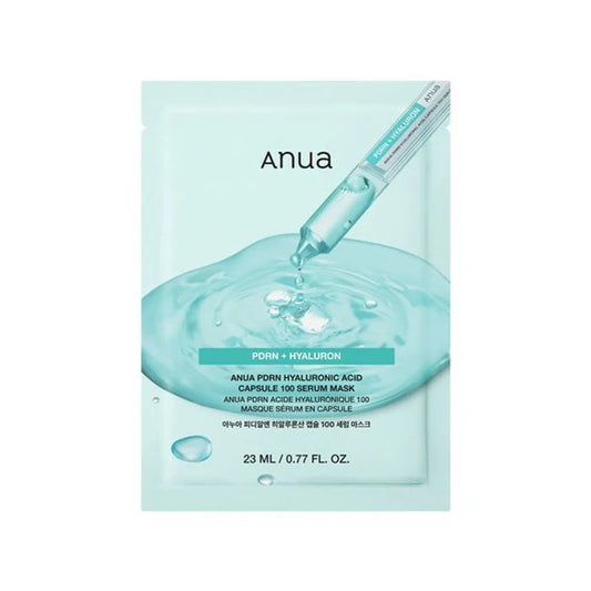 Anua - Masque Tissu Hydratant et Régénérant au PDRN & Acide Hyaluronique – 1 masque