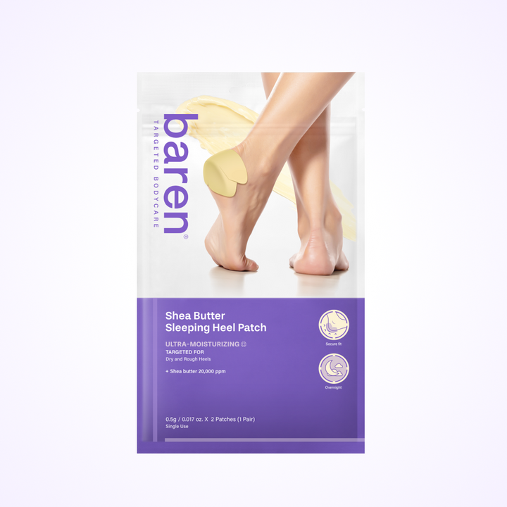 Shea Butter Sleeping Heel Patch, 10pcs