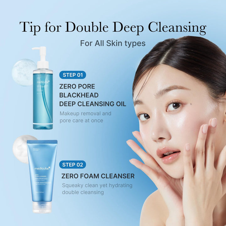 Medicube - ZERO PORE BLACKHEAD DEEP CLEANSING OIL 205ml