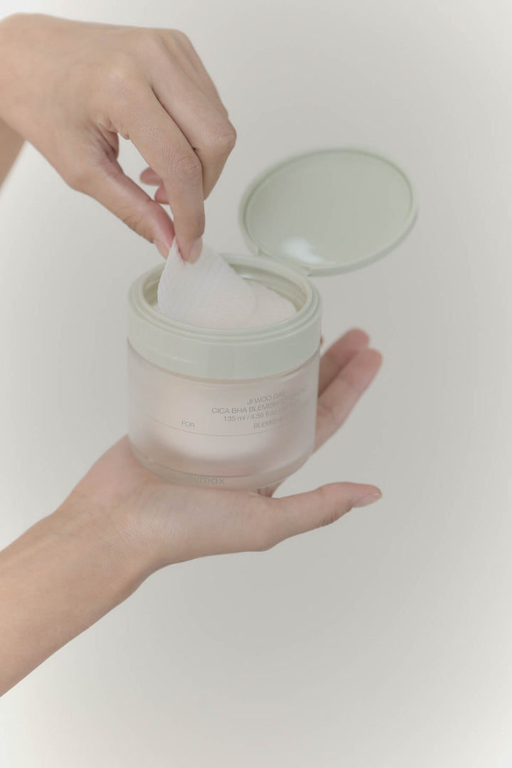 Ji Woo Gae Cica BHA Blemish Toner Pad 60pad