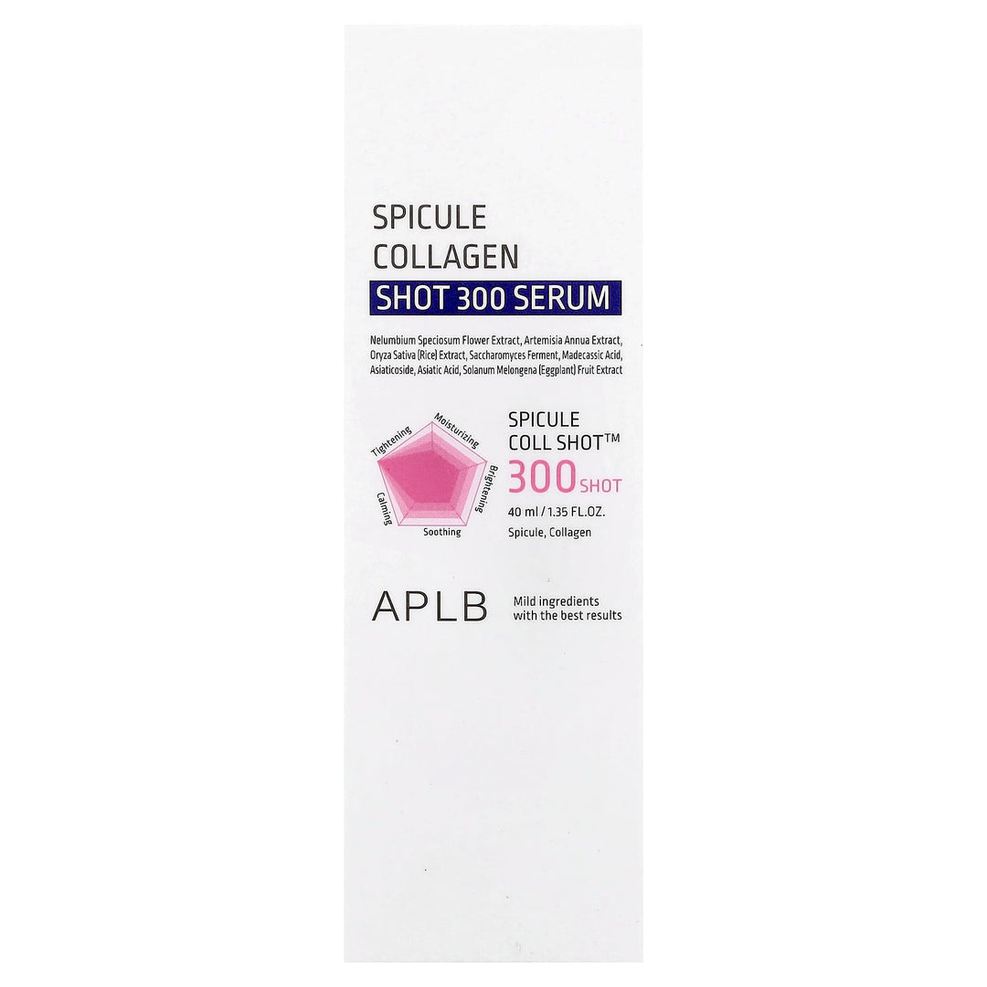 APLB, Spicule Collagen Shot 300 Serum, 1.35 fl oz (40 ml)