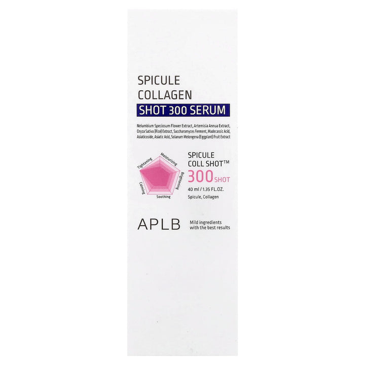 APLB, Spicule Collagen Shot 300 Serum, 1.35 fl oz (40 ml)
