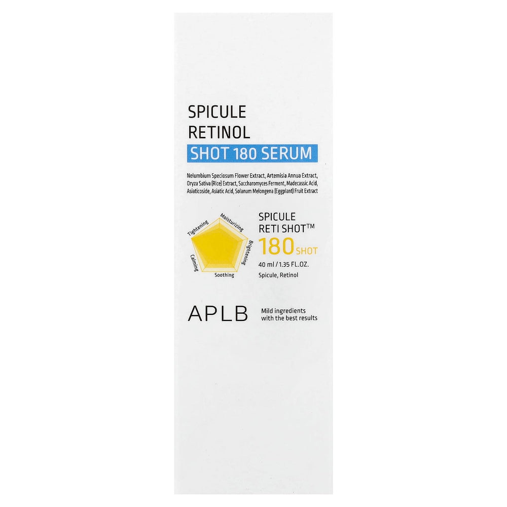 APLB, Spicule Retinol Shot 180 Serum , 1.35 fl oz (40 ml)