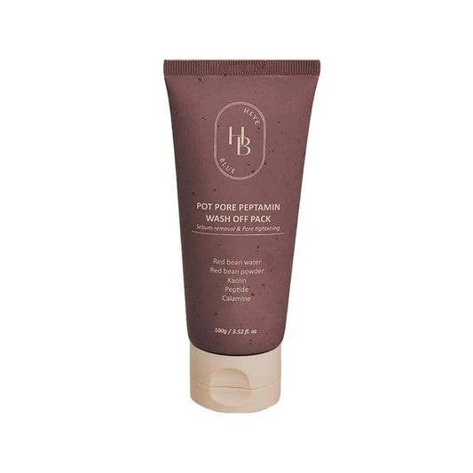 HEVEBLUE – Masque purifiant Peptamin pour les pores - 100g