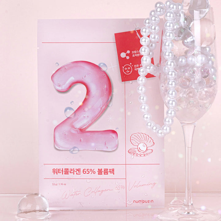 numbuzin - No.2 Water Collagen 65% Masque anti-âge