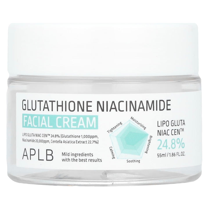 APLB, Glutathione Nicotinamide, Crème pour le visage, 55 ml
