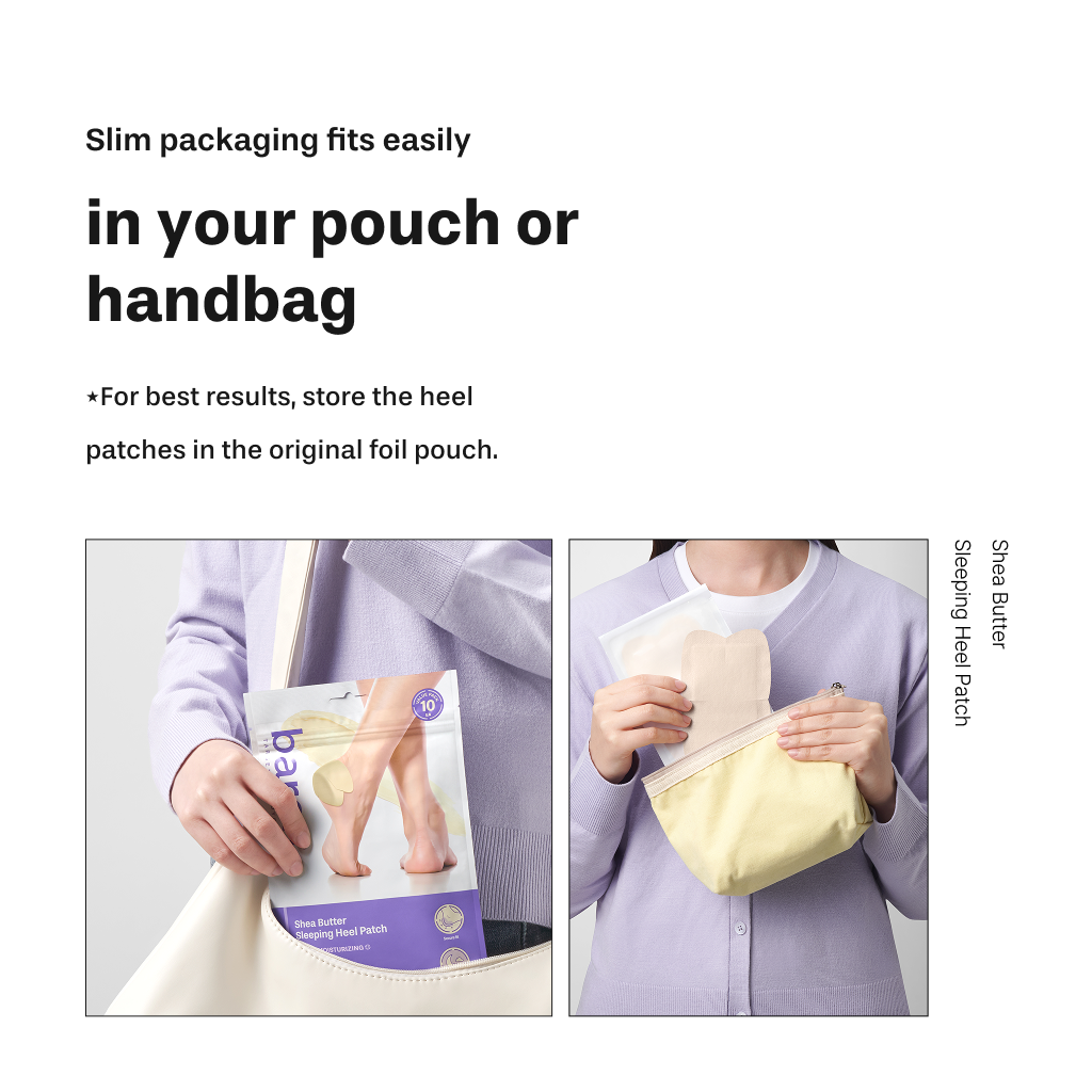 Shea Butter Sleeping Heel Patch, 10pcs
