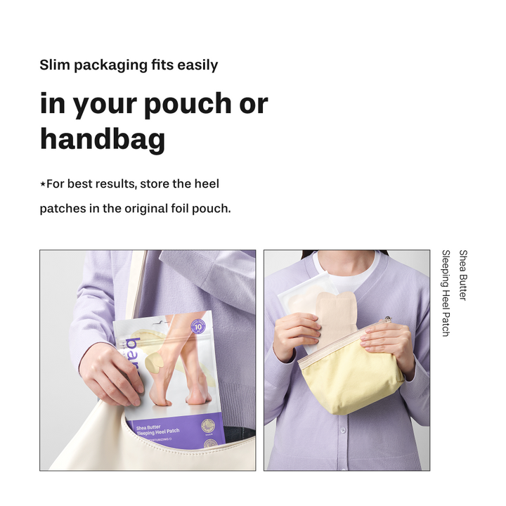 Shea Butter Sleeping Heel Patch, 10pcs