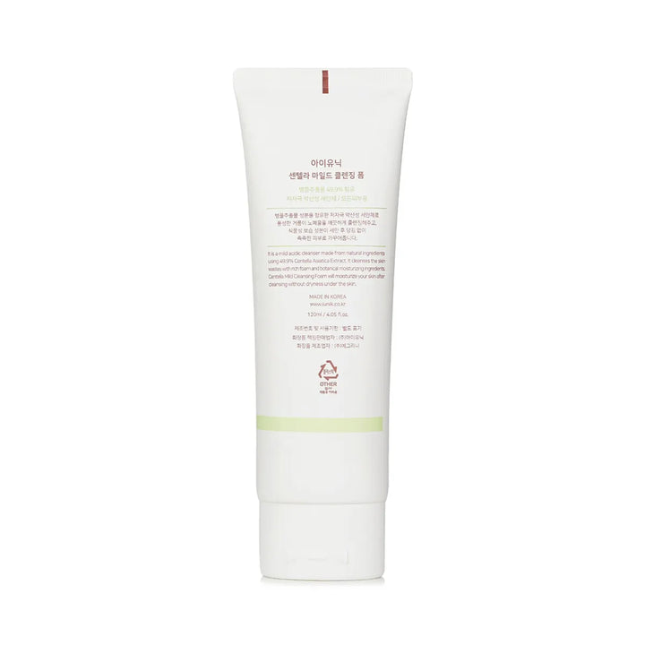 IUNIK Centella Mild Cleansing Foam – Gentle Cleansing Facial Wash With Centella Extract