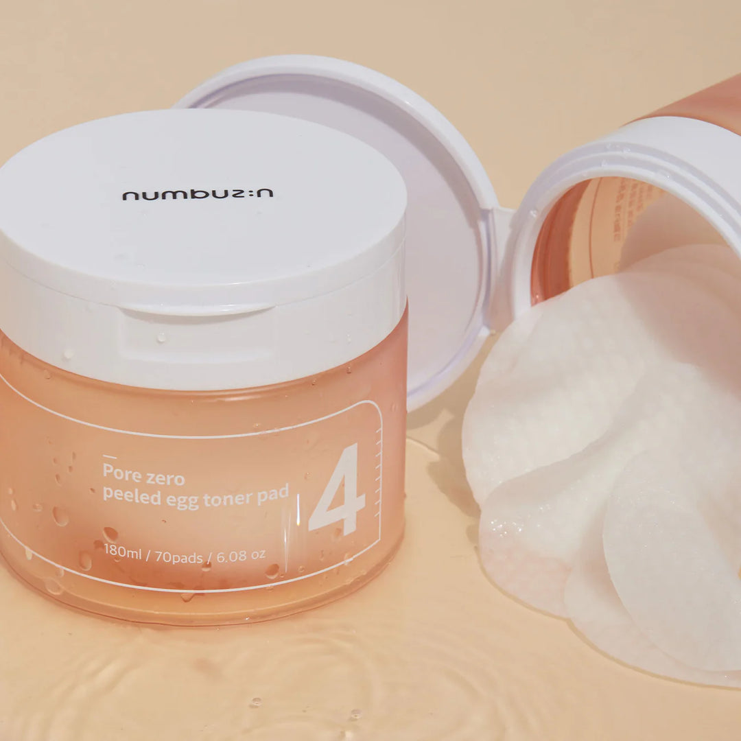 numbuzin- N°4 Pore Zero Peeled Egg Toner Pad