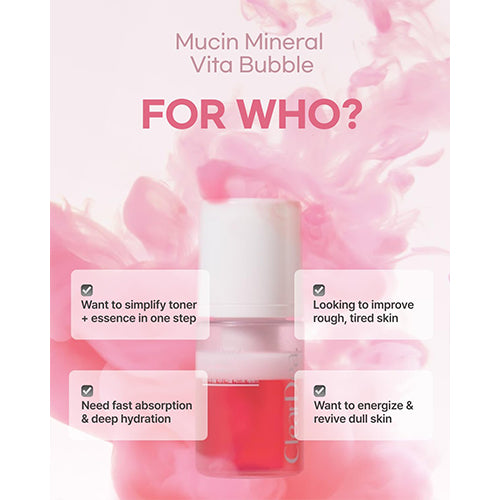 ClearDea - Mineral Vita Bubble First Essence - 60 ml