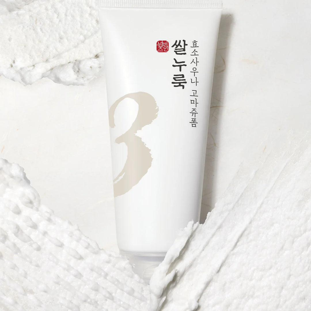 numbuzin- Mousse nettoyante adoucissante pour la peau aux enzymes de riz n°3