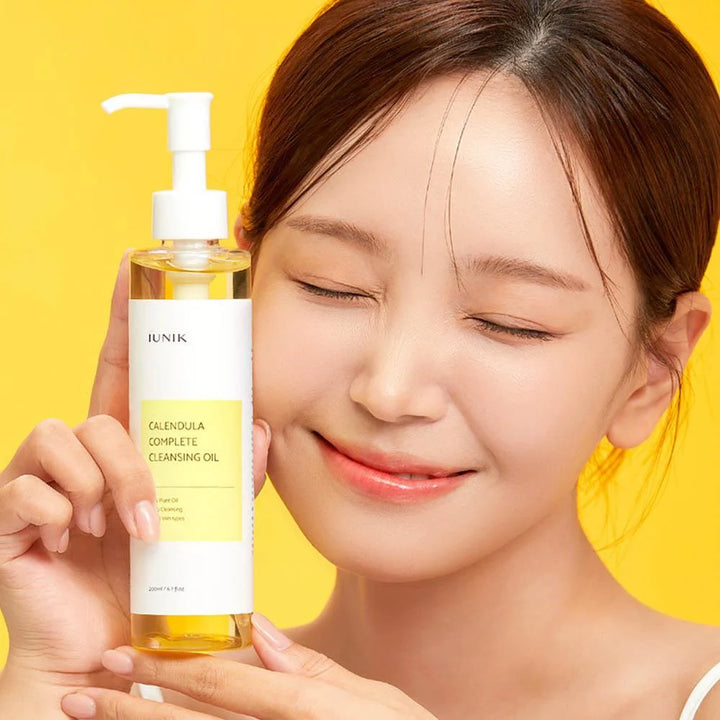 iUNIK - Huile démaquillante complète au calendula – 200 ml