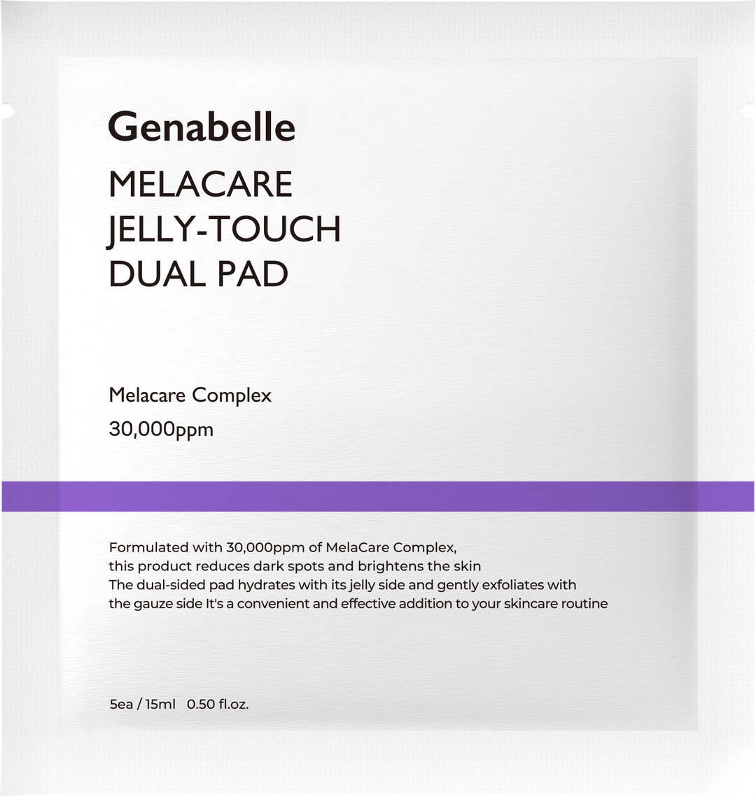 Genabelle - Melacare Jelly Touch Dual Pad - 60ea