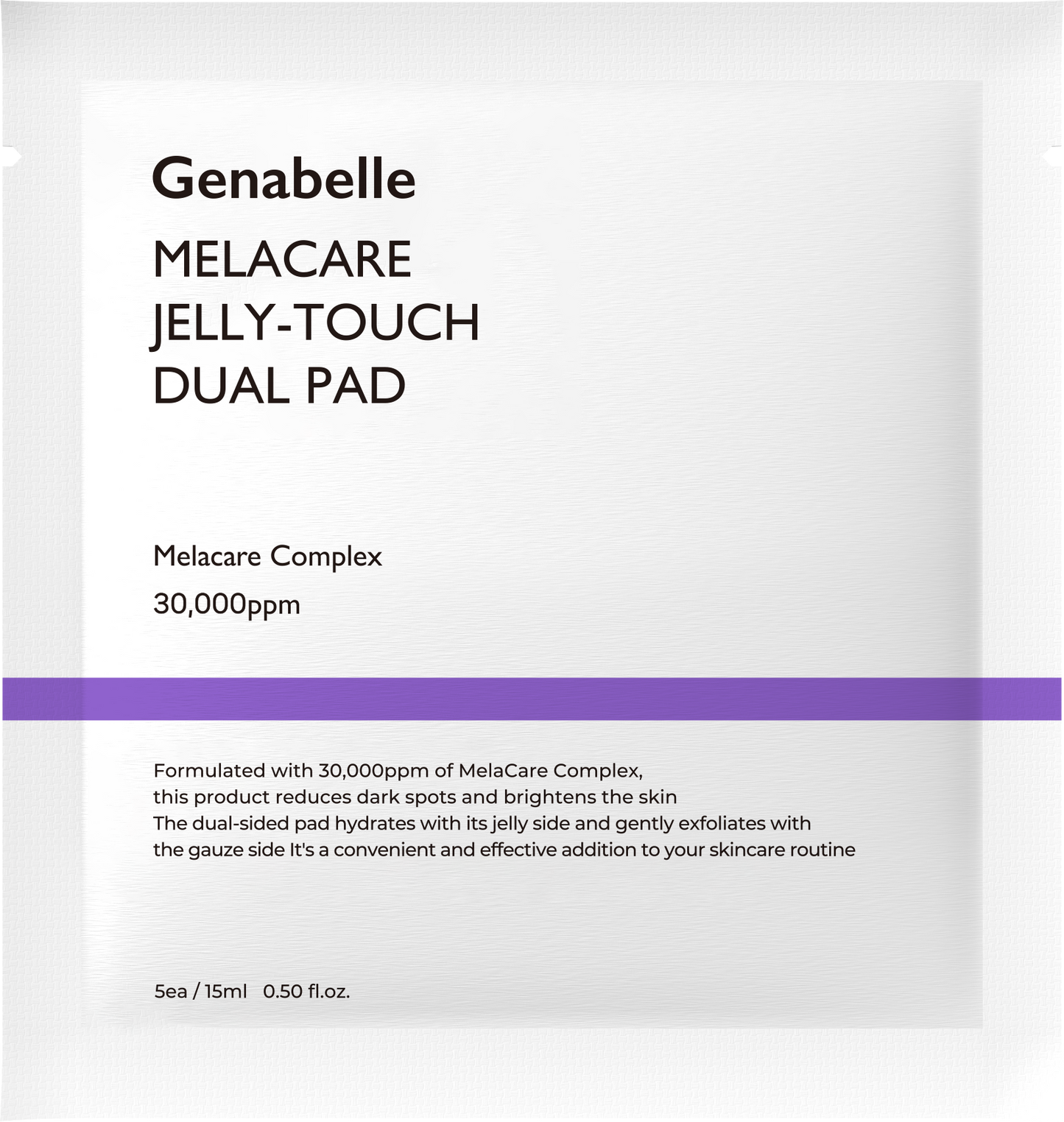 Genabelle - Melacare Jelly Touch Dual Pad - 60ea