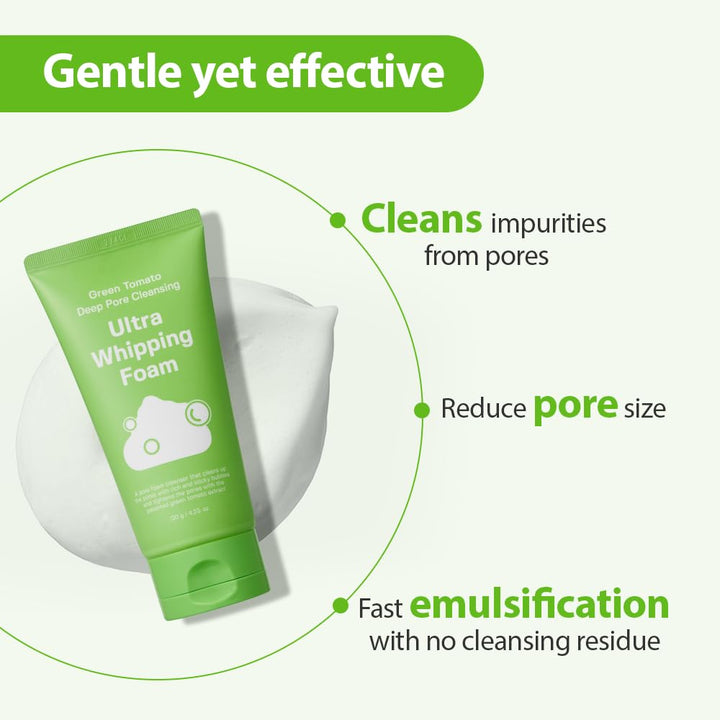 Green Tomato Pore Cleansing Whipping Foam