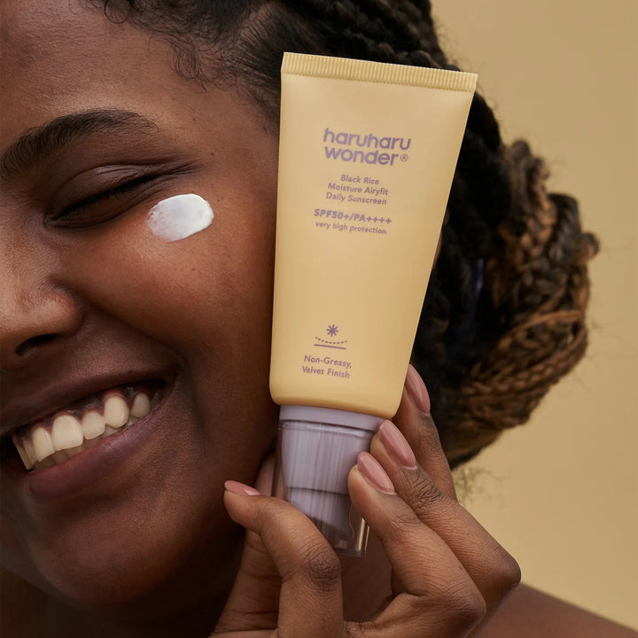 haruharu wonder - Crème Solaire Airyfit à l'Hydratation de Riz Noir SPF50+ - 50ml