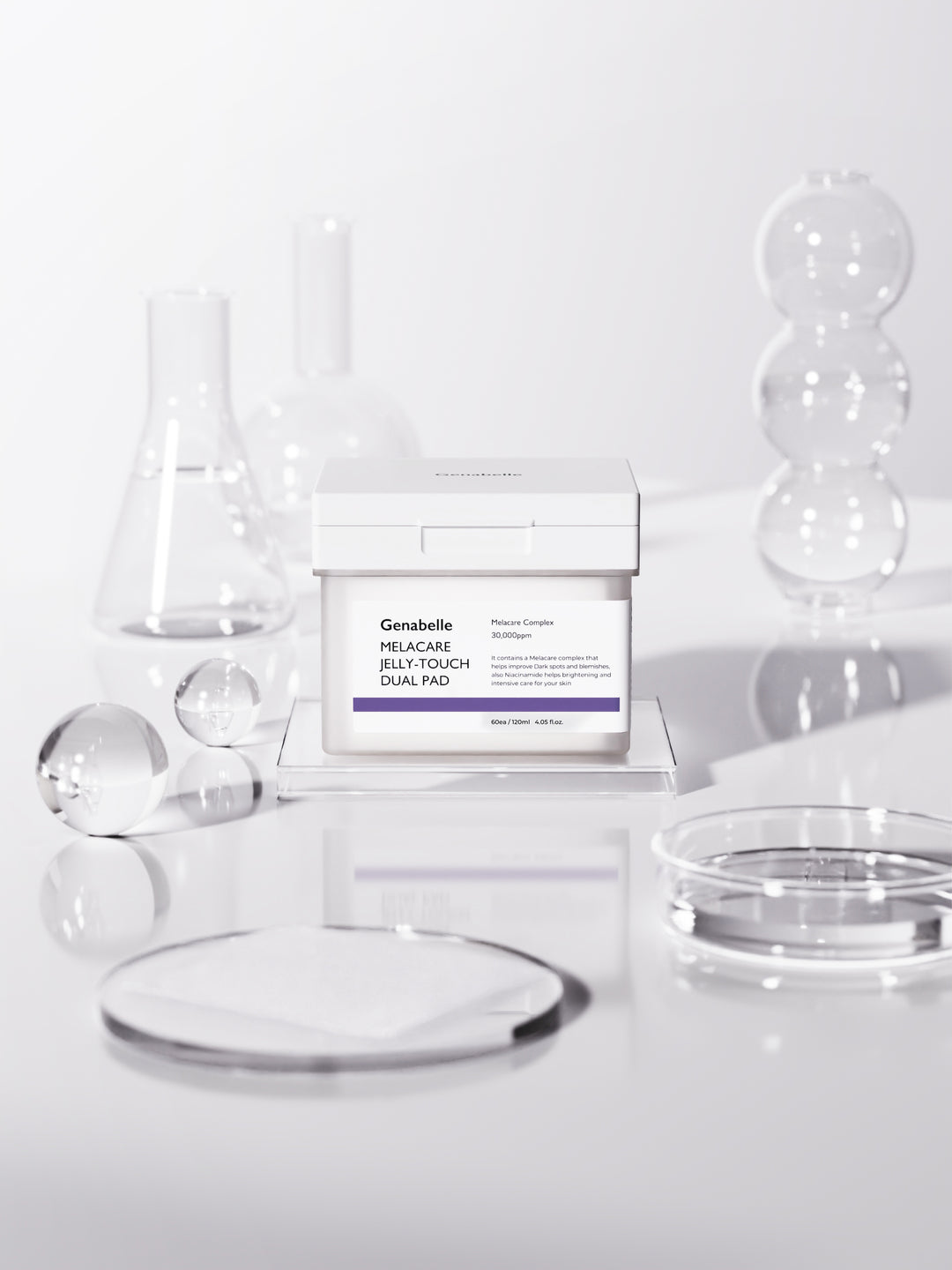 Genabelle - Melacare Jelly Touch Dual Pad - 60ea