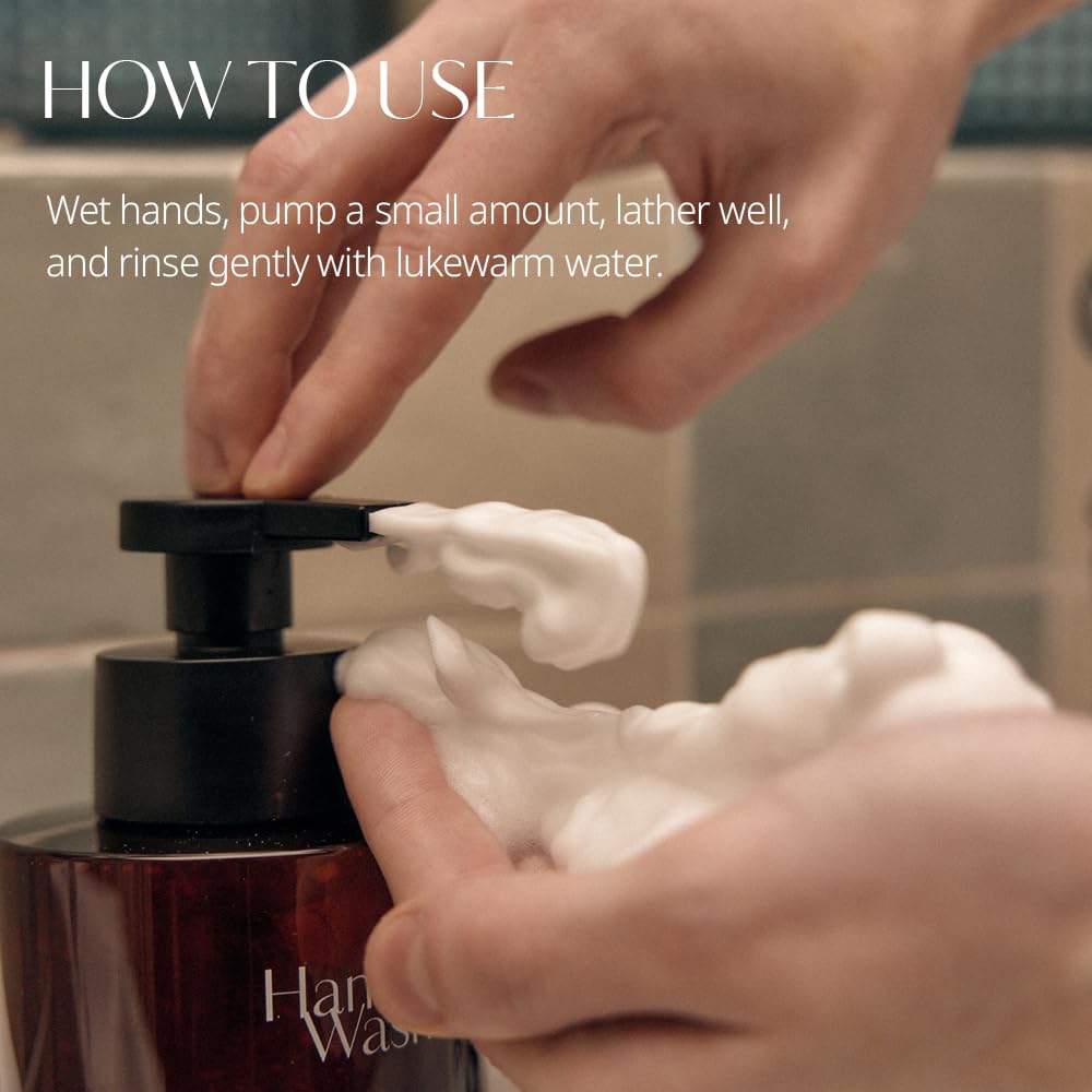 Hetras. Perfume Bubble Hand Wash With Pump Dispenser 17.4 Fl Oz X 2 Pack Bombshell - Floral & Fruity Scent Hydrates & Cleanses Skin Gentle & Mild Ingredients