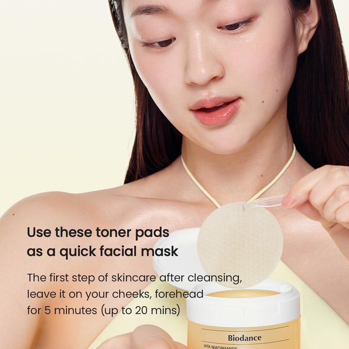 BIODANCE - Vita Niacinamide Gel Toner Pad (60ea)